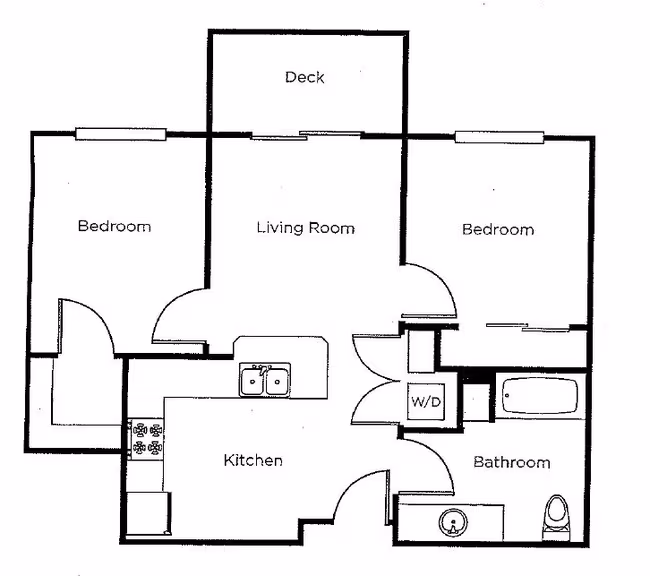 2x1 | Age 55+ A239 floor plan